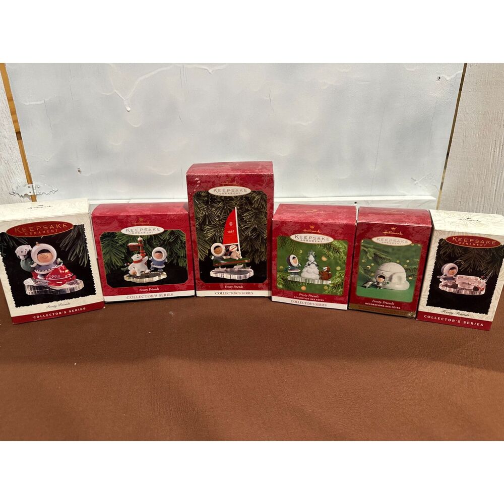 Lot of 5 Hallmark Keepsake Ornaments Frosty Friends